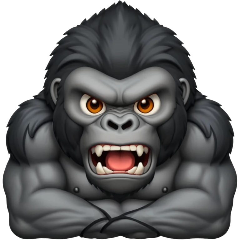 angry gorilla emoji