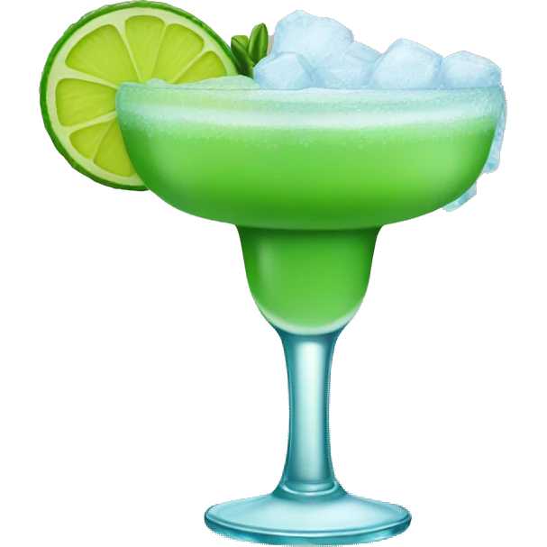frozen margarita emoji