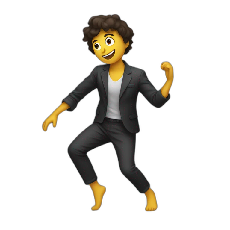 Chat qui danse emoji