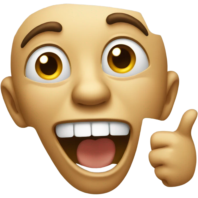 A laughing and pointing emoji  emoji