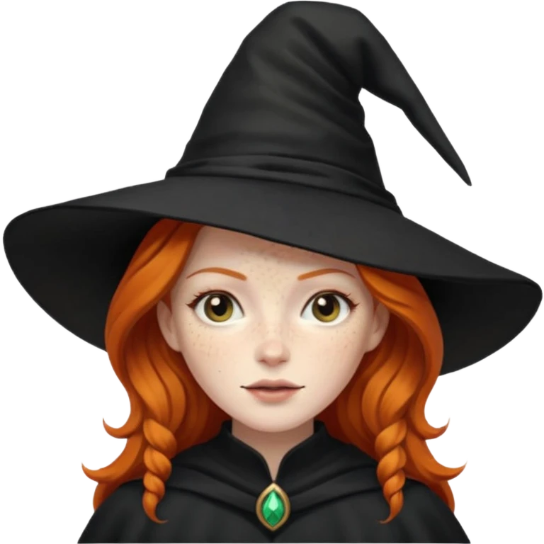 ginger witch emoji