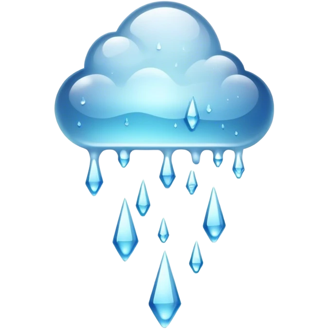 Freezing rain emoji