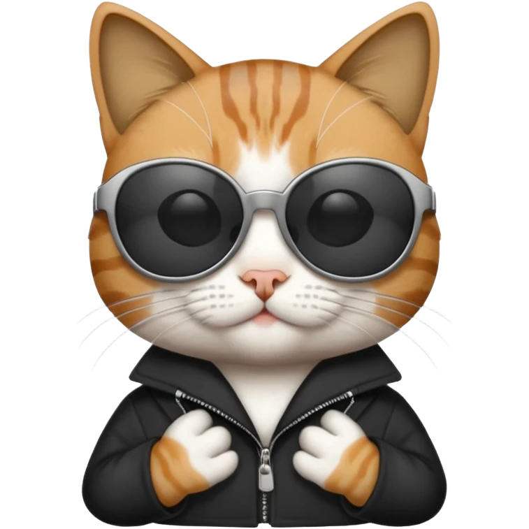 Cat wearing sunglasses emoji