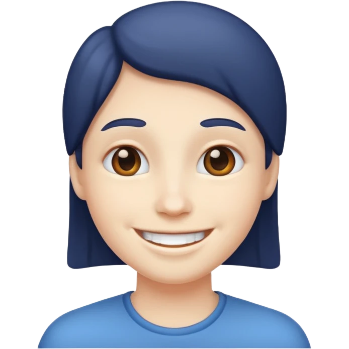 White face smirking  emoji