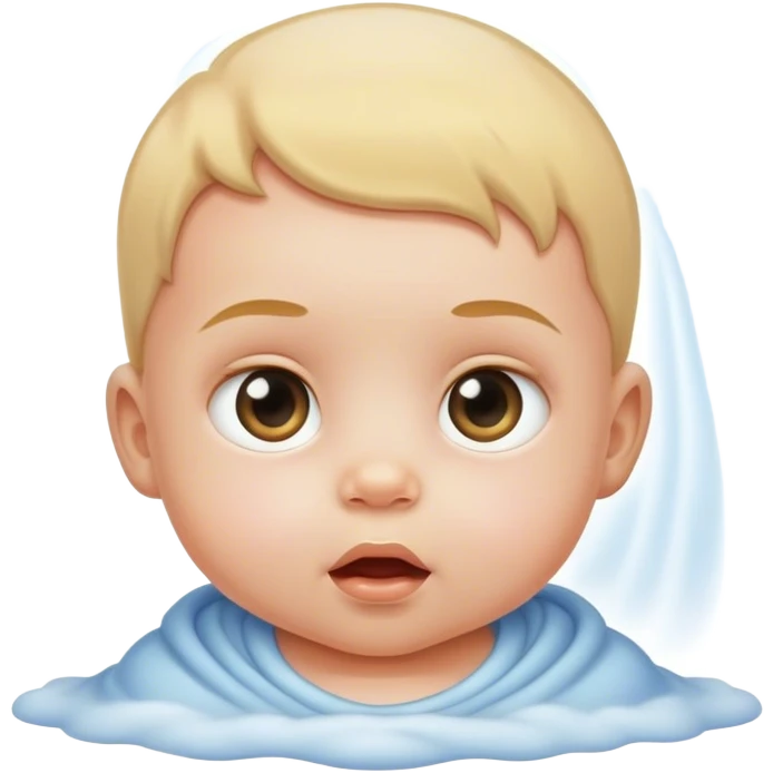 Baby in fog  emoji
