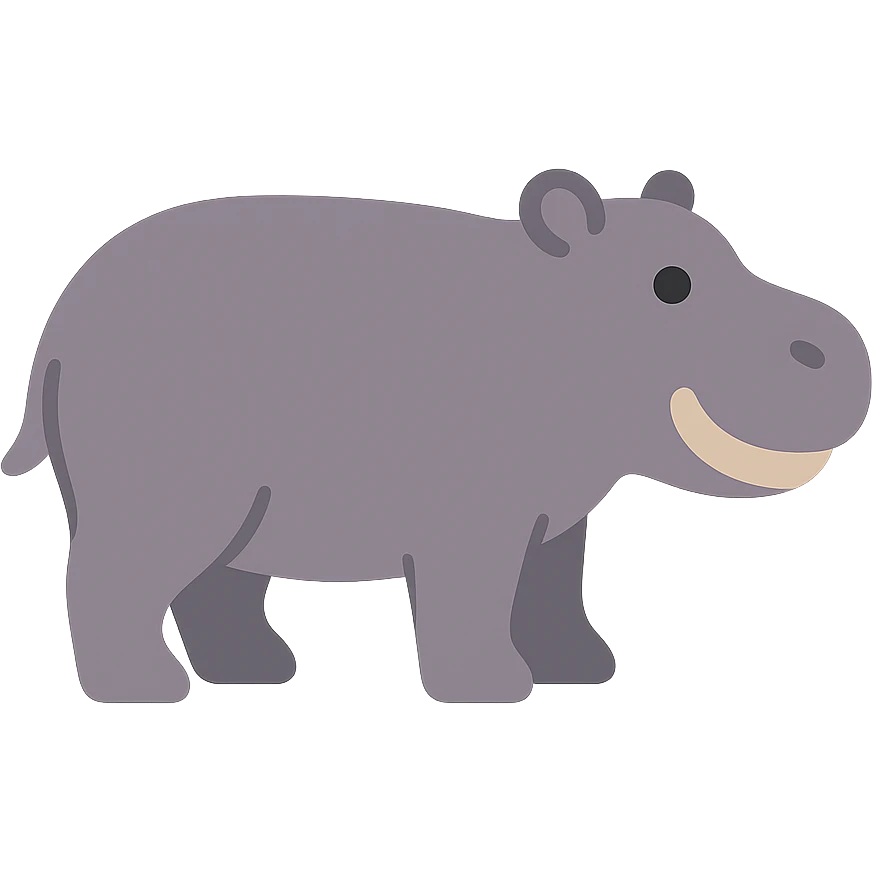 Hippopotamus emoji
