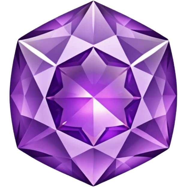 Purple zandrite gem shaped brilliant  emoji