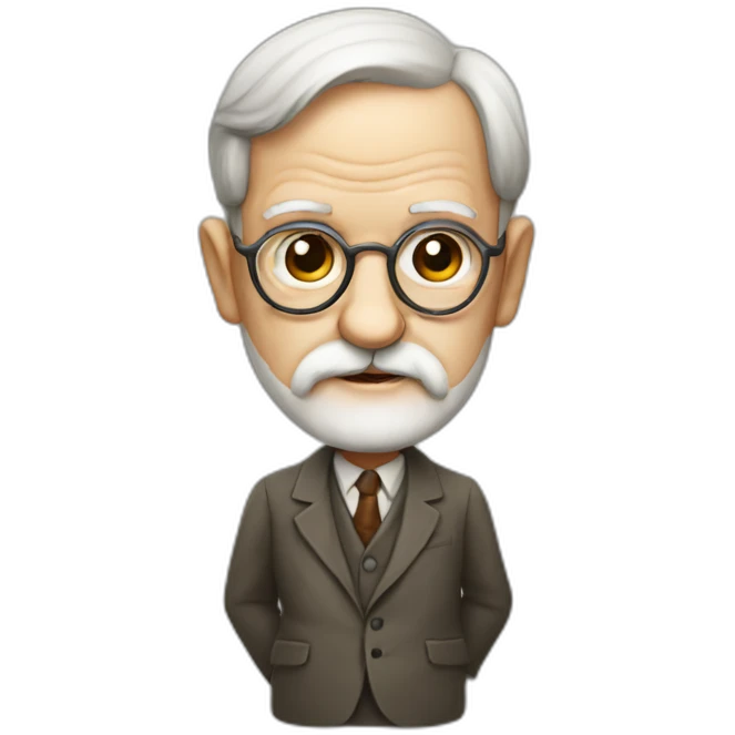 cute sigmund freud emoji