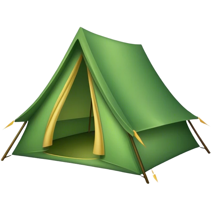 green tent emoji