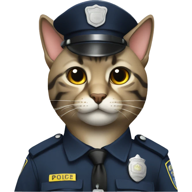 Police cat emoji