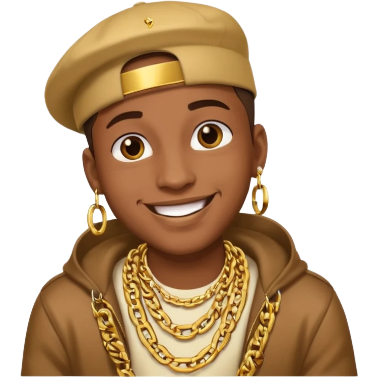 happy rapper emoji