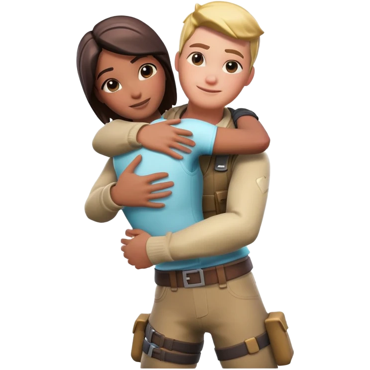 Fortnite game Sending hugs  emoji