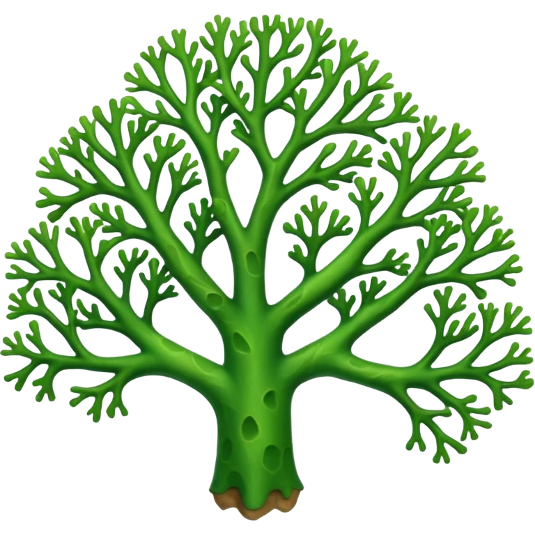 green Coral emoji