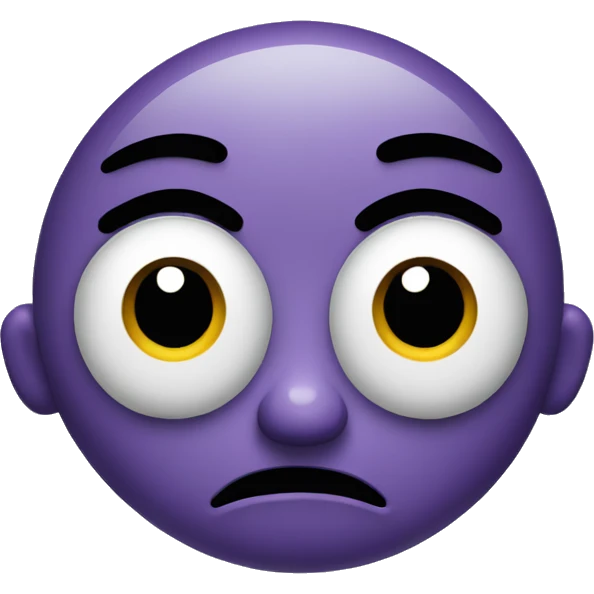 Surprised side eye emoji emoji