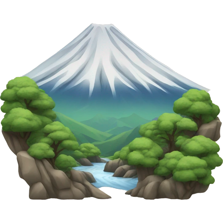 fuji mountain emoji