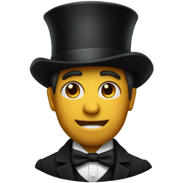 tophat emoji