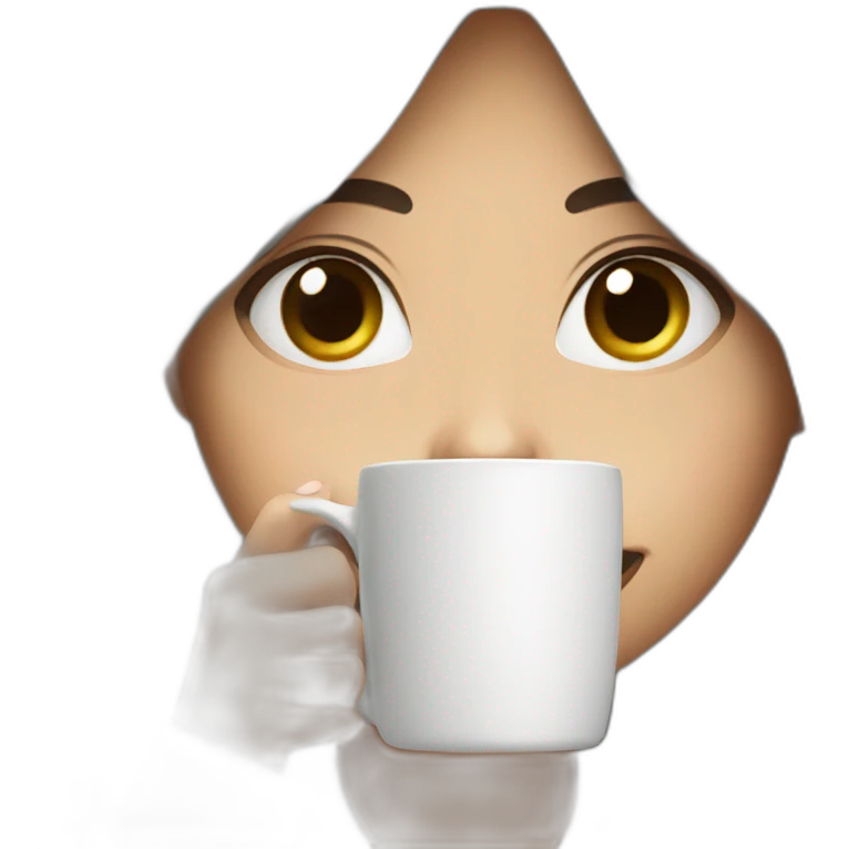 karin drinking coffee emoji
