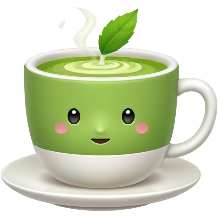 matcha in white cup emoji