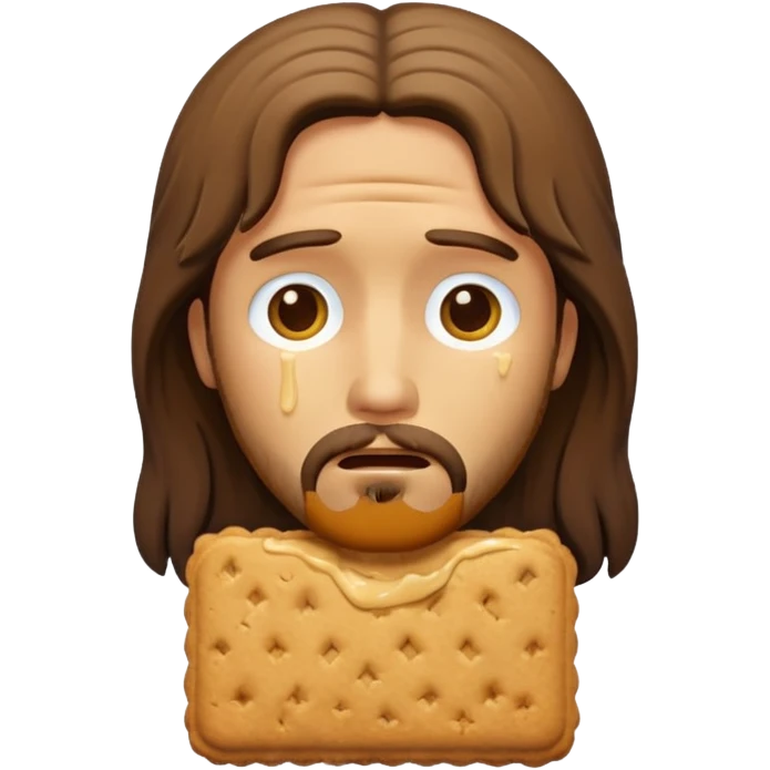 cute biscuit no cream cry jesus emoji