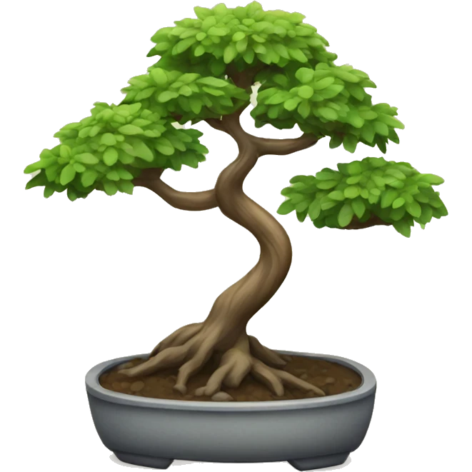 small bonsai tree emoji