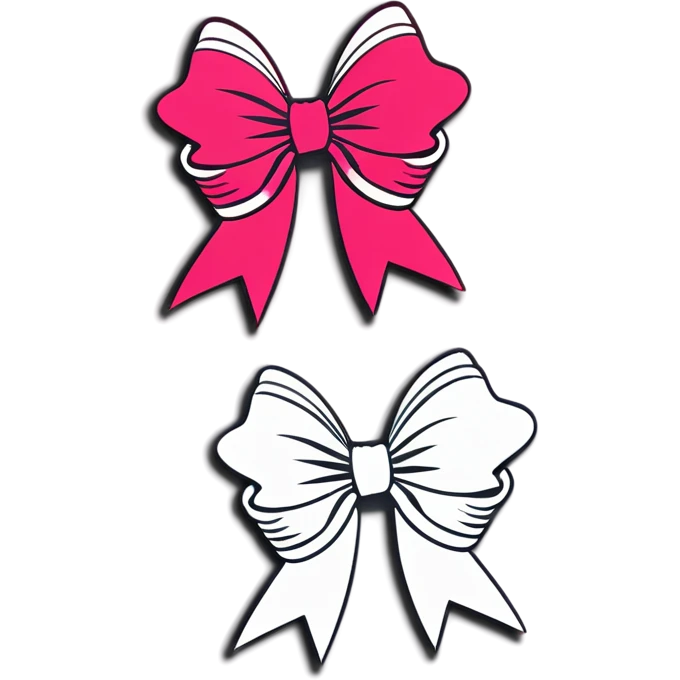 Coquette bows emoji