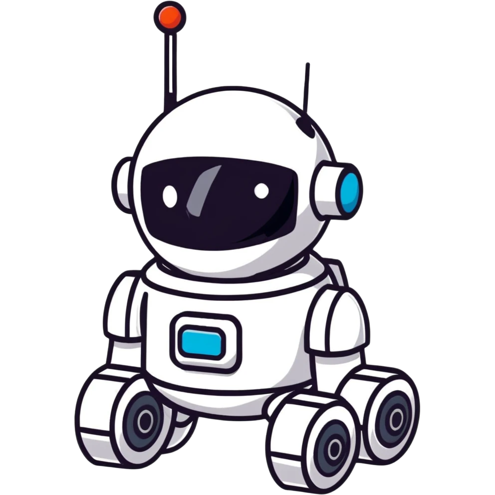 A robust, dependable robot with high-quality construction and maintenance-free design. Long-lasting robot that never needs repairs. emoji