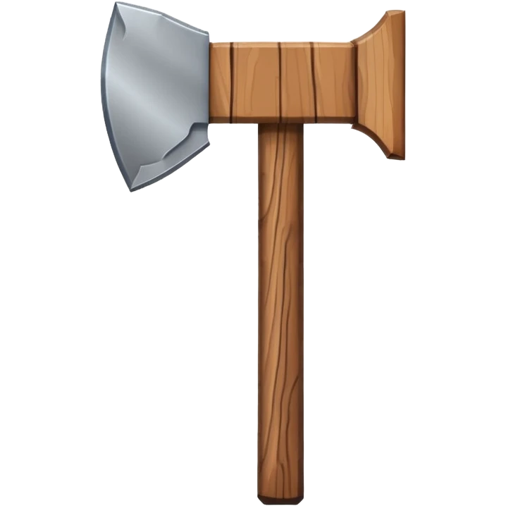 AXE FROM THE MINECRAFT GAME emoji