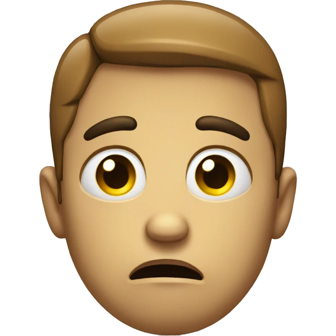 Sad with depressed look emoji