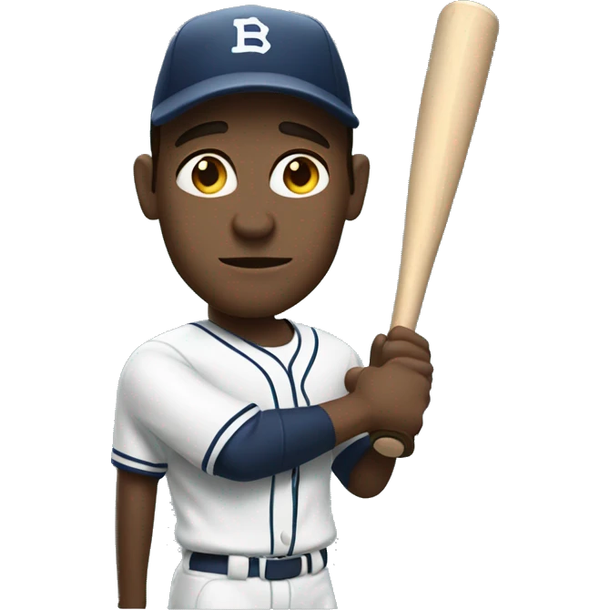 Julien Terzics holding a baseball bat emoji