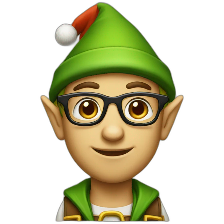 Nerd elf emoji