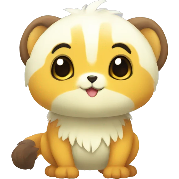 Cute cool animal hybrid Fakemon emoji