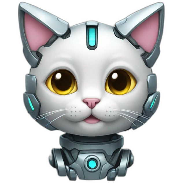 robot kitty emoji