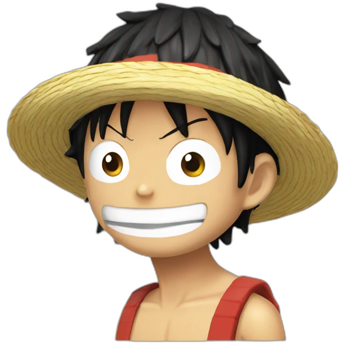 Luffy qui mange emoji
