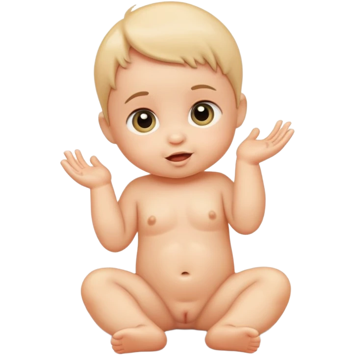 nude baby emoji