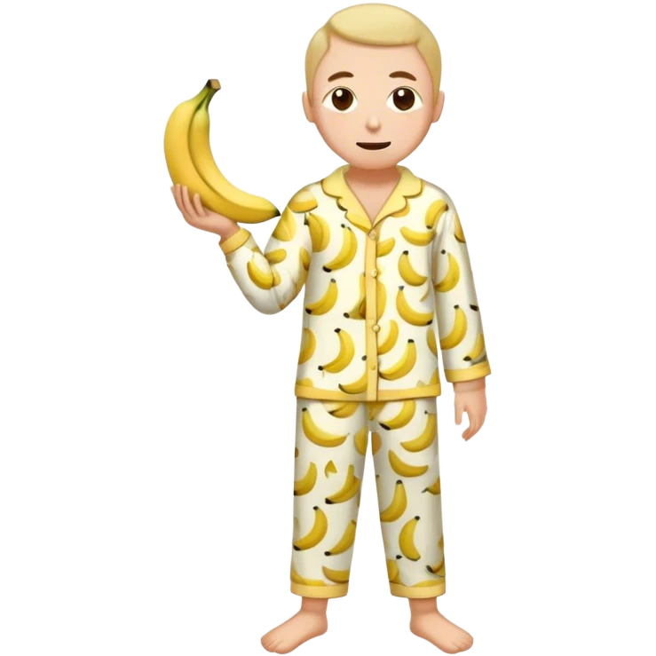 Banana in pyjamas emoji