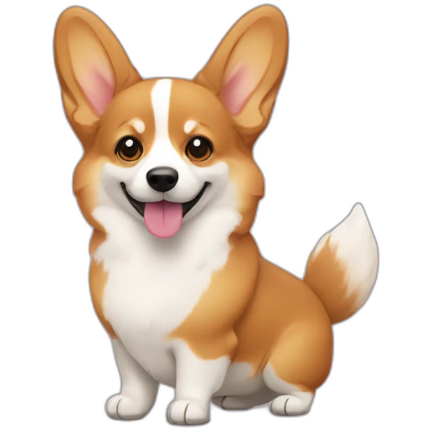 corgi with khinkali emoji