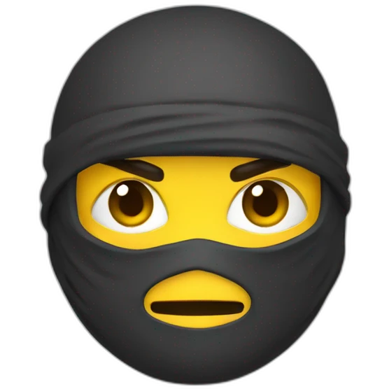 a ninja a/b tester emoji