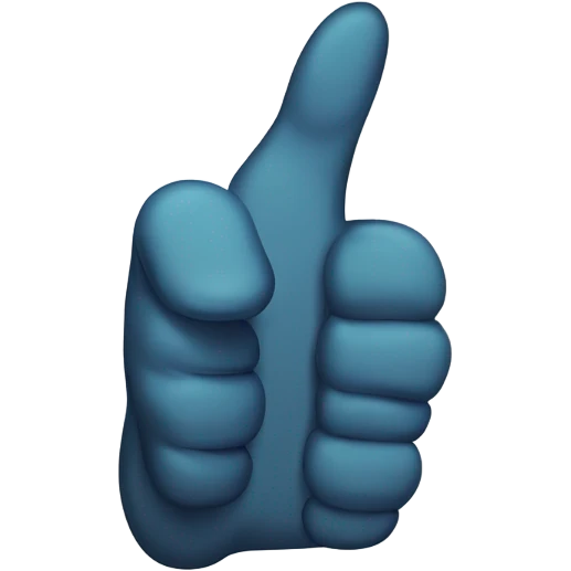 thumb up, spirit hand emoji