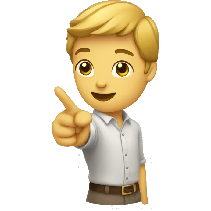 pointing emoji