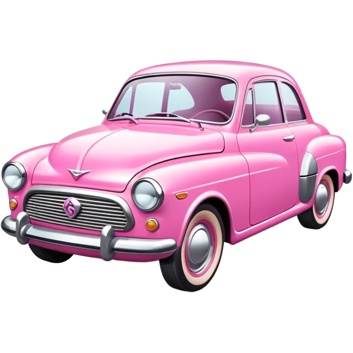 Pink car emoji