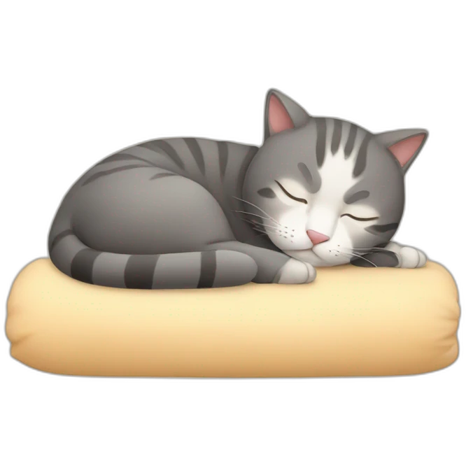 sleeping cat emoji