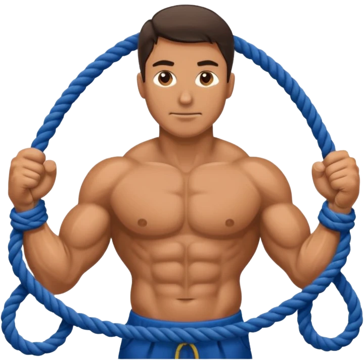 Man Rope pulling  emoji