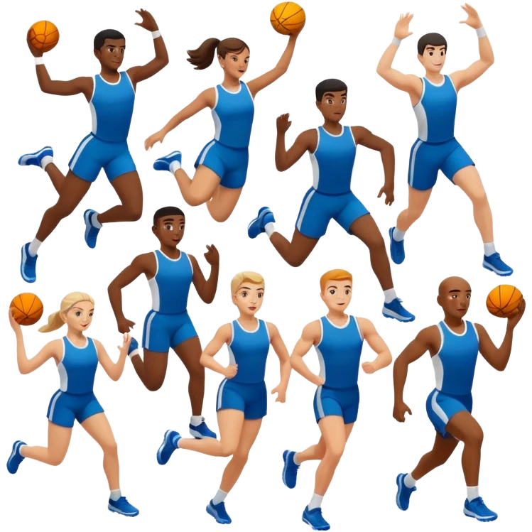 Number 7 Printed Athletes emoji