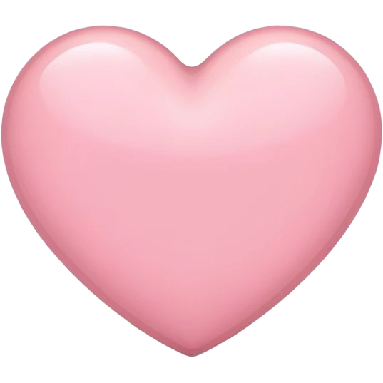 light pink heart emoji  emoji