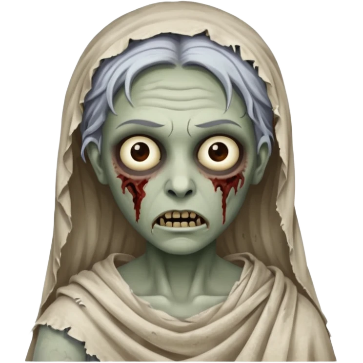 greek ancient zombie woman emoji