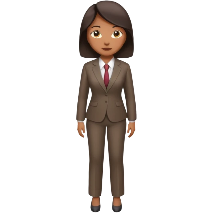 Asian women shining confident full body fat 100kg emoji