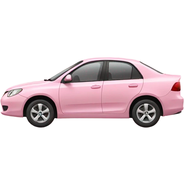Light pink car emoji