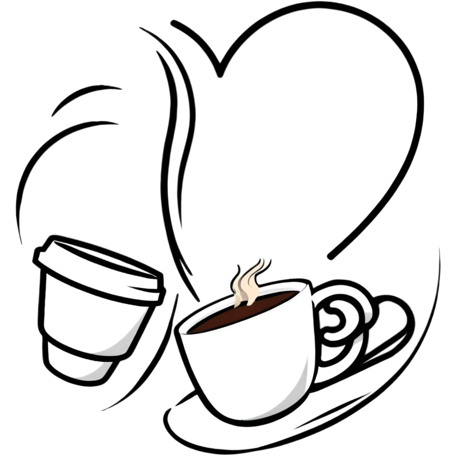 Enamorada del café  emoji