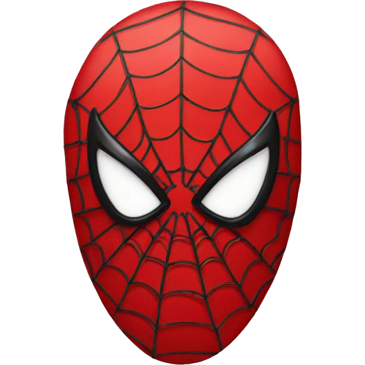 Spiderman mask emoji