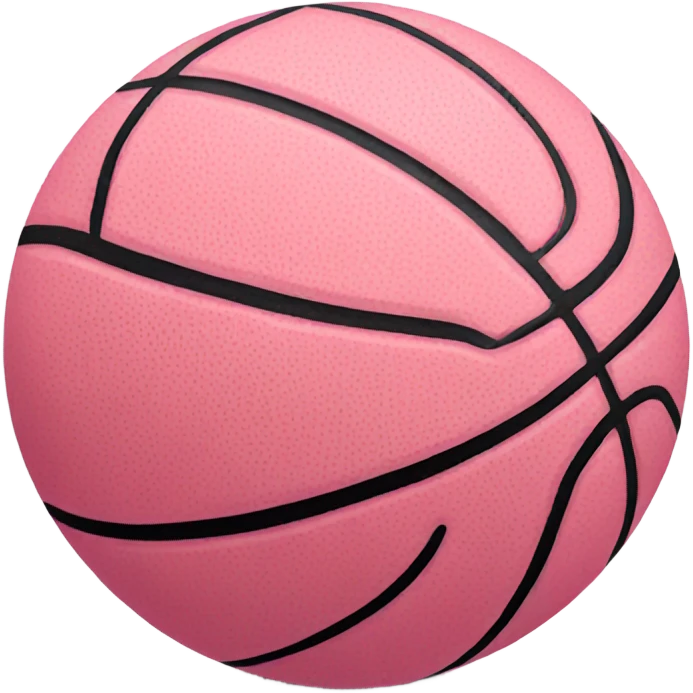 Pink basketball  emoji